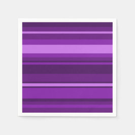 Servilleta De Papel Rayas púrpuras