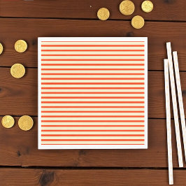 Servilleta De Papel Rayas rojas y cremas