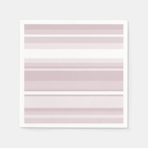 Servilleta De Papel rayas rosadas de cuarzo Rosa