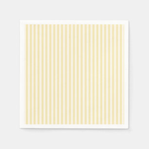 Servilleta De Papel Rayas Simples - Buttercream