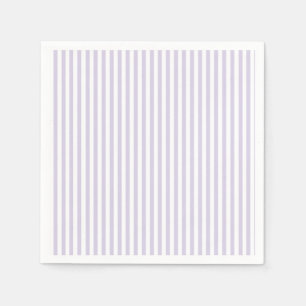 Servilleta De Papel Rayas Simples - Lavanda Polvorienta