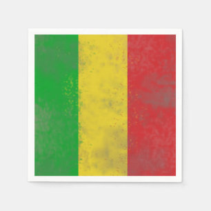Servilleta De Papel Rayas sucias de rasta