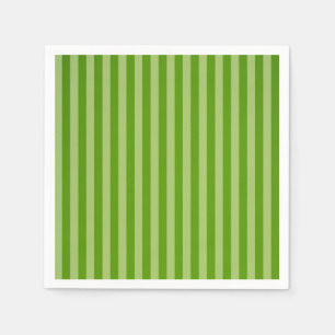 Servilleta De Papel Rayas verdes Navidades Papel