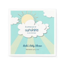 Rayo azul lindo del Sunshine Boy Baby Shower