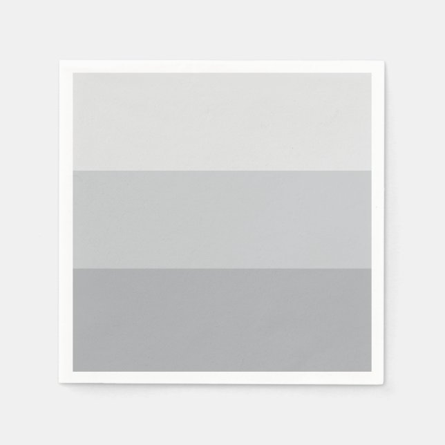 Servilleta De Papel Rayo gris plateado (Anverso)