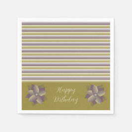 Servilleta De Papel Rayo púrpura moderno