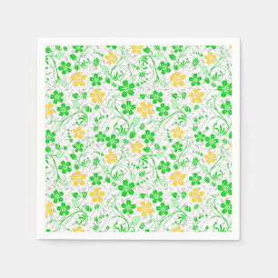 Servilleta De Papel RB02.Patrón de flores renacidas