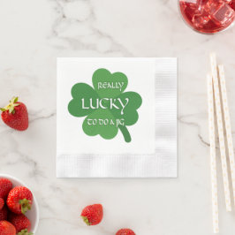 Servilleta De Papel Realmente afortunado de hacer una broma