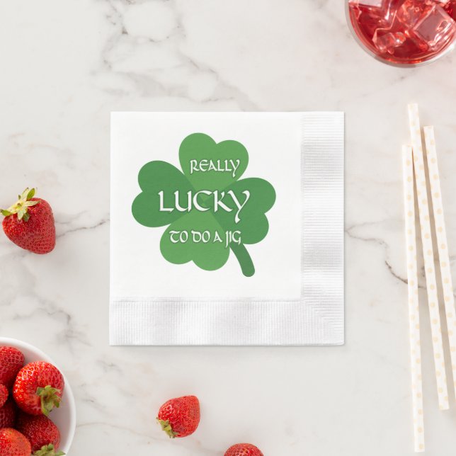 Servilleta De Papel Realmente afortunado de hacer una broma (In situ)