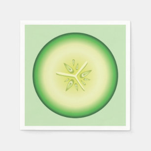 Servilleta De Papel Rebanada de Pepino