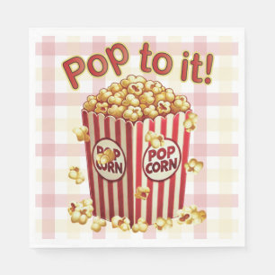 Servilleta De Papel Rebosante de Estilo - "¡Ponte en marcha!"