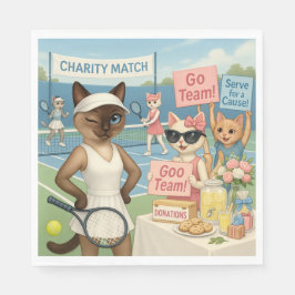 Servilleta De Papel Recaudador de fondos de tenis para los amantes del