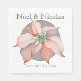 Servilleta De Papel Recepción de boda mágica de navidades