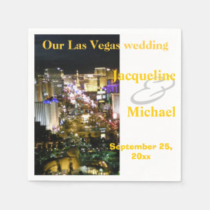 Servilleta De Papel Recepción de bodas de Las Vegas