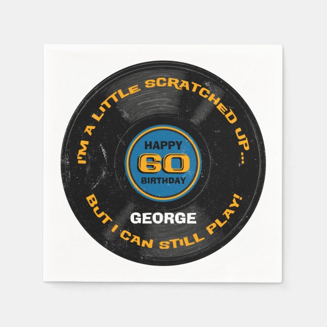 Servilleta De Papel Récord de 60 años (Anverso)