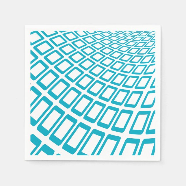 Servilleta De Papel Rectángulos modernos (Anverso)