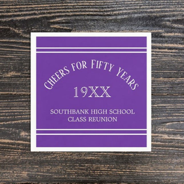 Servilleta De Papel ¡recuerdos! 50.ª Clase fiesta de Reunión (Subido por el creador)