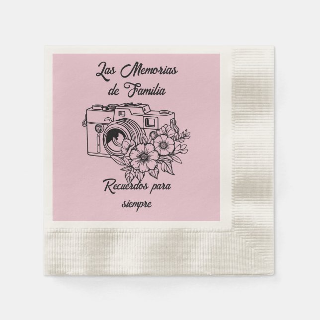 Servilleta De Papel Recuerdos de Familia (Anverso)