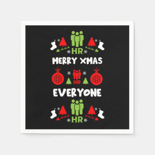 Servilleta De Papel Recursos humanos Fea Regalos de Santa Navidad