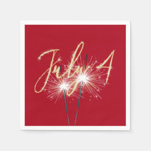 Servilleta De Papel Red 4 de Julio Sparklers