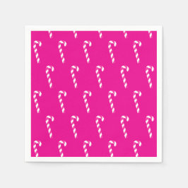 Servilleta De Papel Red de Navidades de Candy Cane