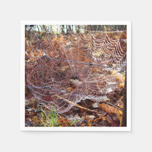 Servilleta De Papel Red de toallas de papel de araña en el jardín euro