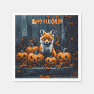 Servilleta De Papel Red Fox Halloween