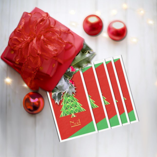 Servilleta De Papel Red Green Joyoux Noel (Subido por el creador)