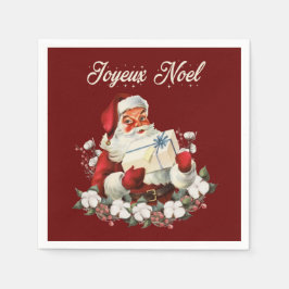 Servilleta De Papel Red Joyeux Noel