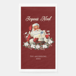 Servilleta De Papel Red Joyeux Noel