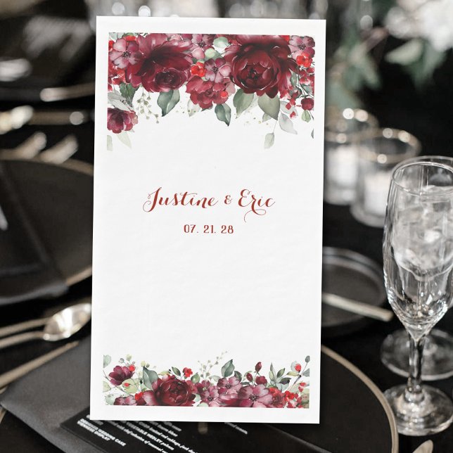 Servilleta De Papel Red Peony Epiphany Boda (Subido por el creador)