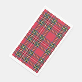Servilleta De Papel Red Plaid