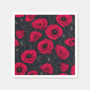 Servilleta De Papel Red Poppies