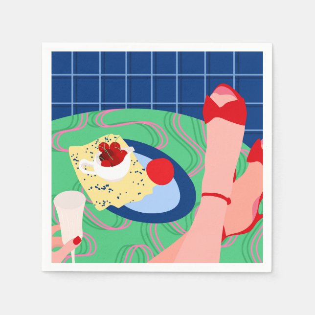 Servilleta De Papel Red Sneak Peek (Anverso)