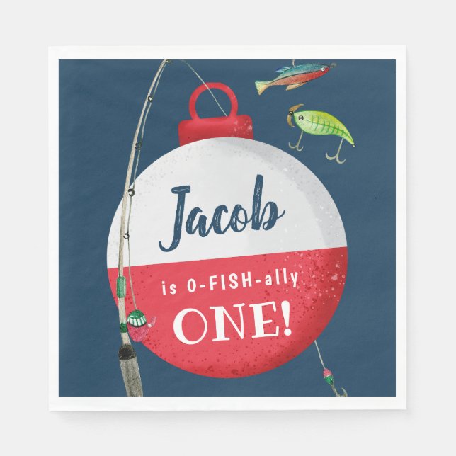 Servilleta De Papel Reeling en el gran cumpleaños de pescadores de ONE (Anverso)