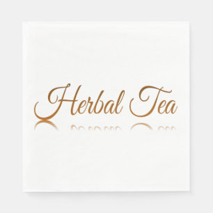 Servilleta De Papel Reflexión de Té de Hierbas