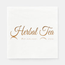 Reflexión del té herbal