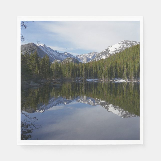Servilleta De Papel Reflexión II del lago Bear (Anverso)