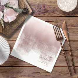 Servilleta De Papel Reflexiones de acuarela Gracias Cinnamon ID774