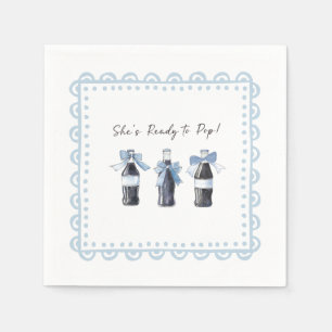 Servilleta De Papel Refresco de Bebé Azul Listo para POP