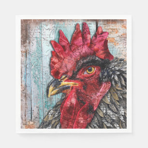 Servilleta De Papel Regal Rooster Napkin