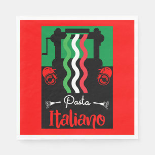 Servilleta De Papel Regalo clásico de cocina de pasta italiana