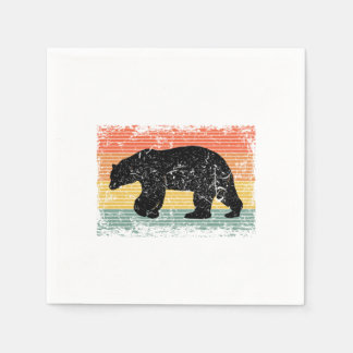 Servilleta De Papel Regalo de animales de oso polar de época