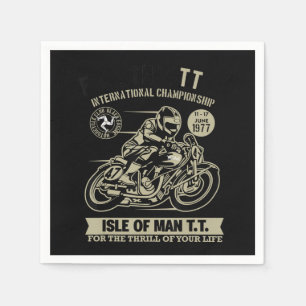 Servilleta De Papel Regalo de arte de la Carreras de motocicletas