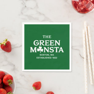 Servilleta De Papel Regalo de béisbol Green Monsta Boston Green Monsta