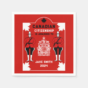 Servilleta De Papel Regalo de celebración de la ciudadanía canadiense