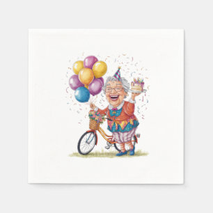 Servilleta De Papel Regalo de cumpleaños divertido para abuela montand
