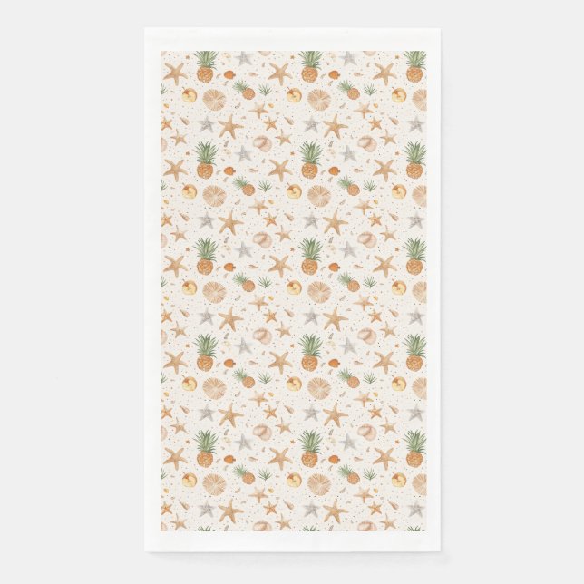 Servilleta De Papel Regalo de Cumpleaños | El Mar Es Un Desierto de Ol (Anverso)