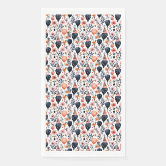 Servilleta De Papel Regalo de cumpleaños | Globo caprichoso y flor