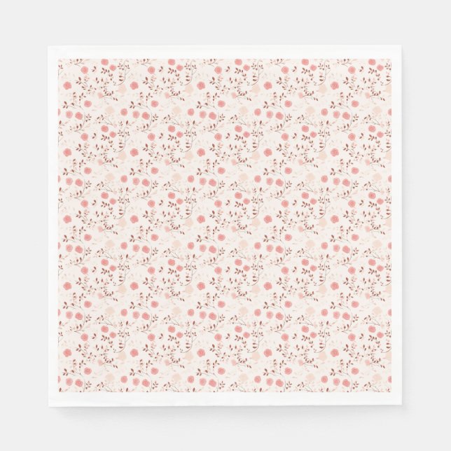 Servilleta De Papel Regalo de cumpleaños | rosa rosa rosa rosa (Anverso)